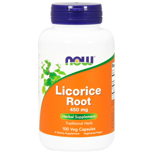 Licorice Root 450mg 100VegCaps by Now