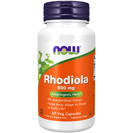 Rhodiola 500mg 60VegCaps by Now