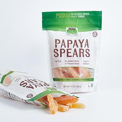 Papaya Spears 12oz by Now