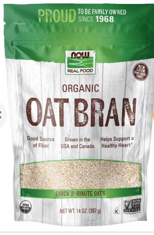 Oat Bran 14oz by Now