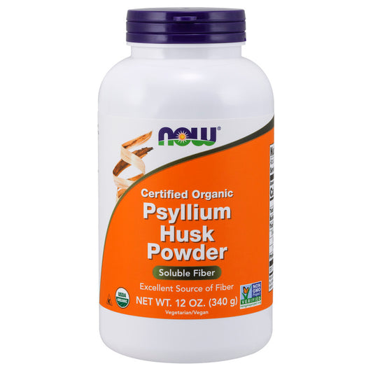 Psyllium Husk Powder Organic 12oz by Now
