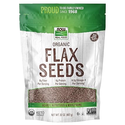 Flax Seeds Organic 2lb by Now