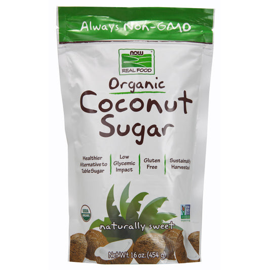 Coconut Sugar Organic 16oz by Now
