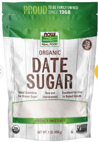 Date Sugar 1lb by Now