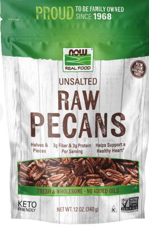 Pecans Raw & Unsalted 12oz by Now