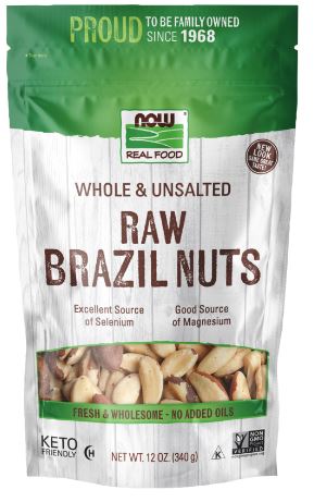 Brazil Nuts Whole, Raw, & Unsalted 12oz by Now