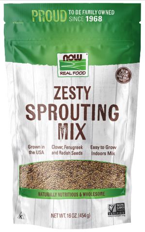 Zesty Sprouting Mix 1lb by Now