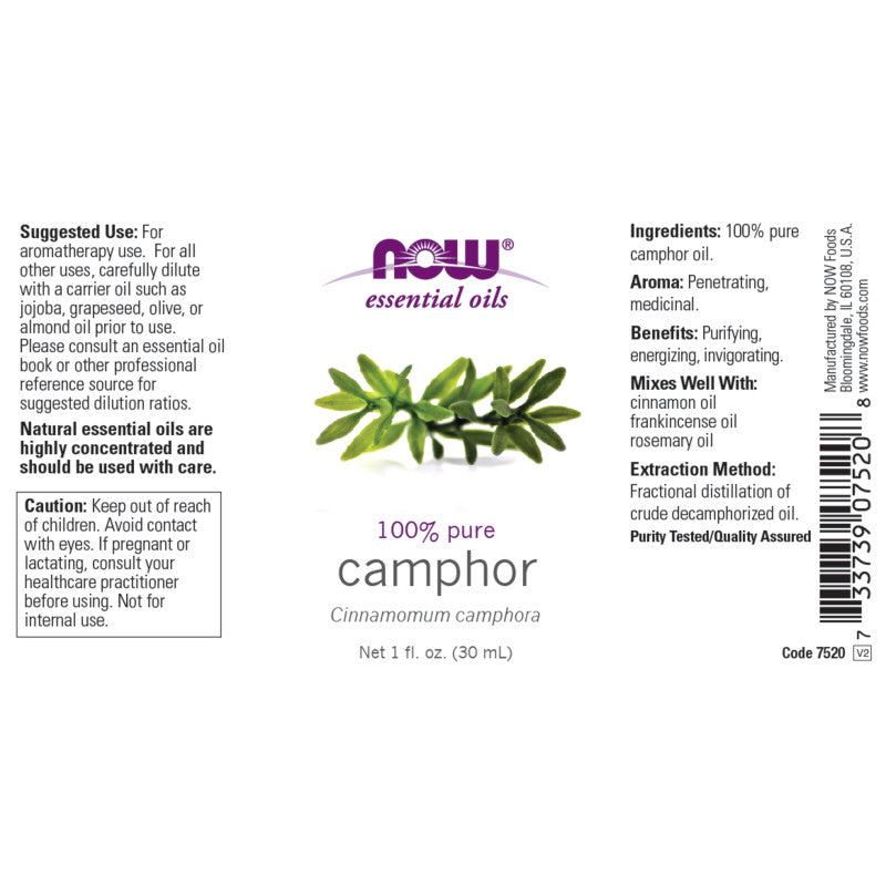 Camphor Oil 1oz by Now
