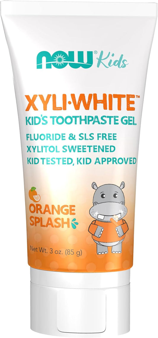 XyliWhite Orange Splash Kids Toothpaste Gel by Now