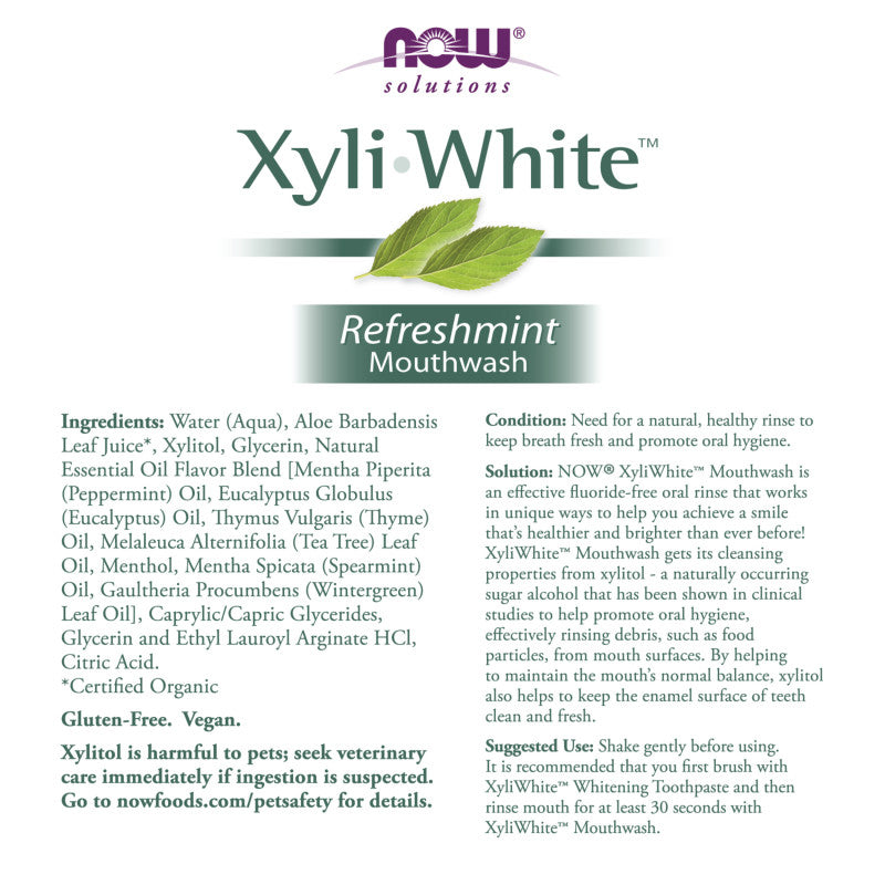 Xyliwhite Refreshmint Mouthwash by Now