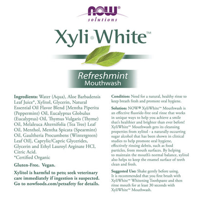 Xyliwhite Refreshmint Mouthwash by Now