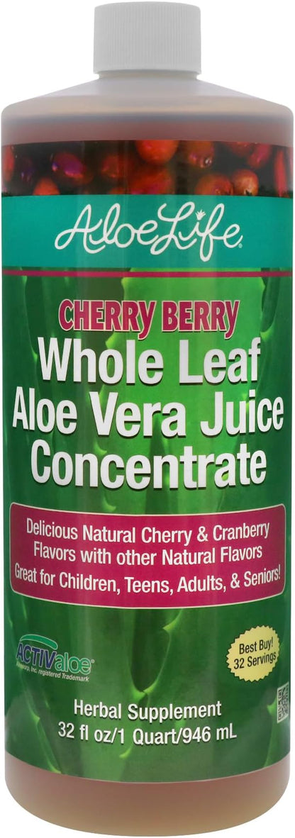 Aloe Vera Juice Cherry Berry by Aloe Life