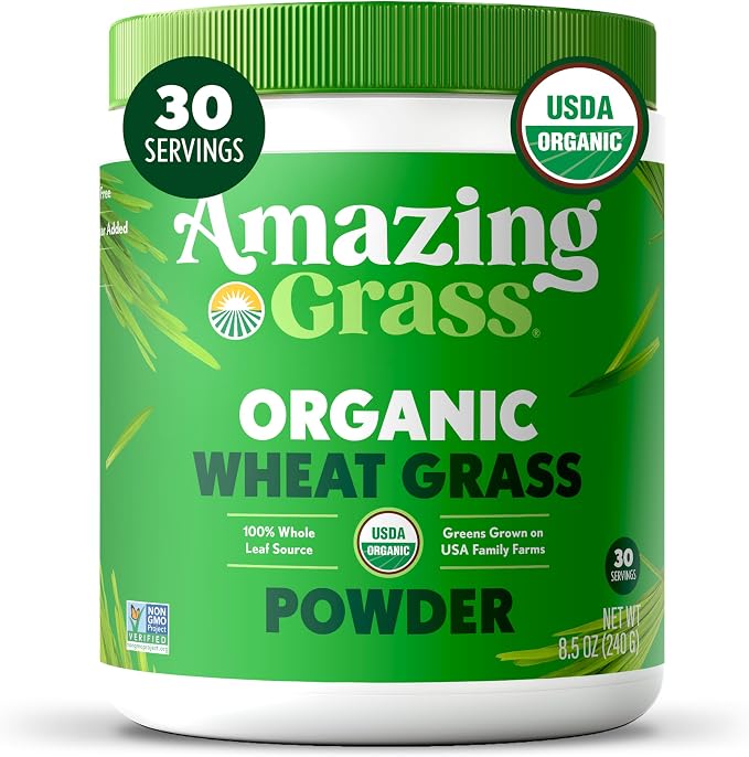 Wheat Grass Powder 30svg by Amazing Grass