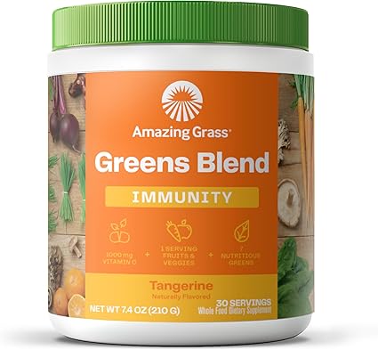 Green Superfood Immunity Tangerine 30svg by Amazing Grass
