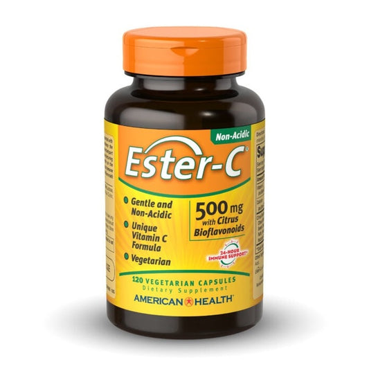 Ester-C with Bioflavonoids 500mg 120VegCaps by American Health