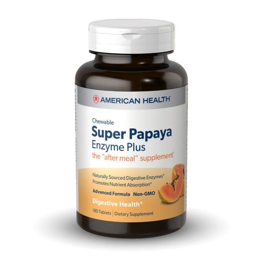 Papaya Enzyme Plus 180 Chewables by American Health