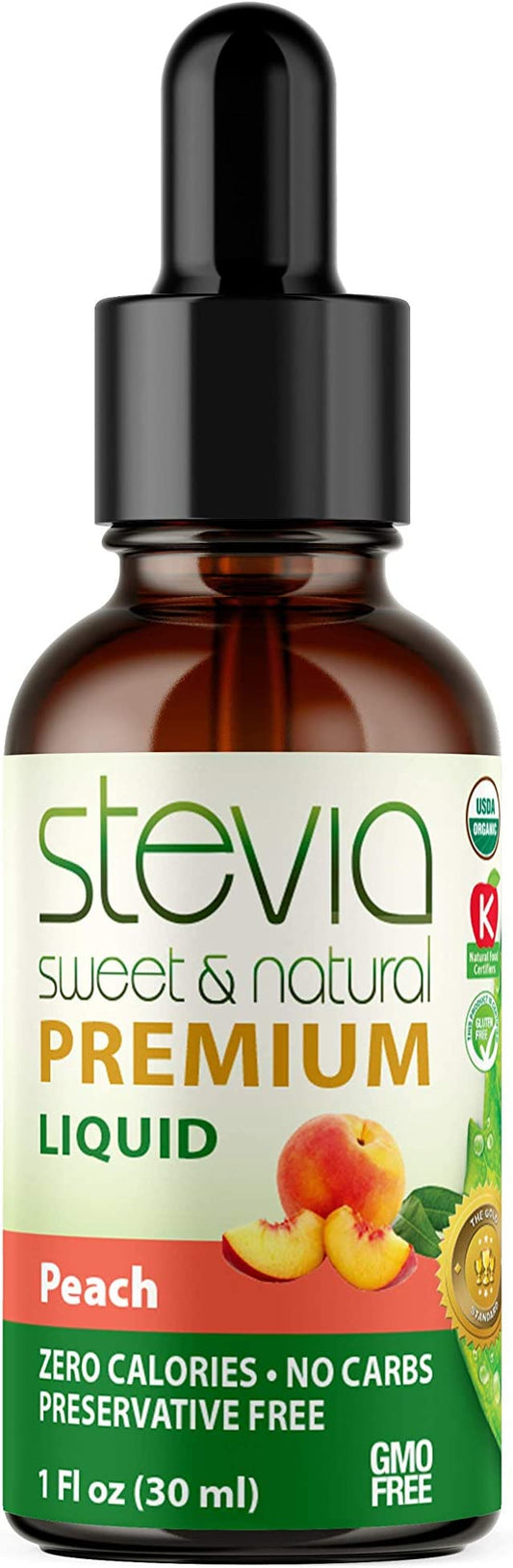 Stevia Liquid Peach by AnuMed