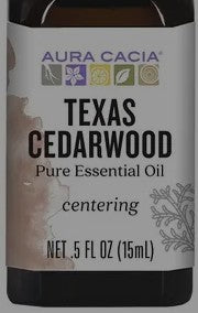 Cedarwood Texas Oil 0.5oz by Aura Cacia