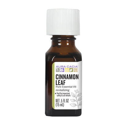 Cinnamon Leaf Oil 0.5oz by Aura Cacia