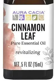 Cinnamon Leaf Oil 0.5oz by Aura Cacia