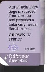 Clary Sage Oil 0.5oz by Aura Cacia