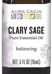 Clary Sage Oil 0.5oz by Aura Cacia