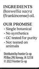Frankincense Oil 0.5oz by Aura Cacia