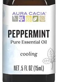 Peppermint Oil 0.5oz by Aura Cacia