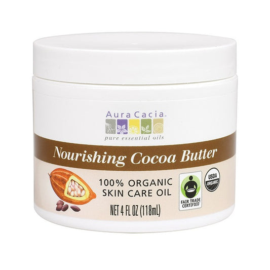 Cocoa Butter Organic 4oz by Aura Cacia