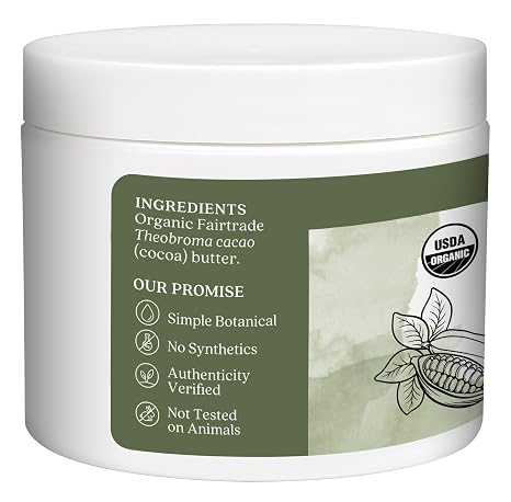Cocoa Butter Organic 4oz by Aura Cacia