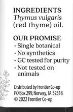 Red Thyme Oil 0.5oz by Aura Cacia