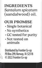 Sandalwood Oil 0.5oz by Aura Cacia