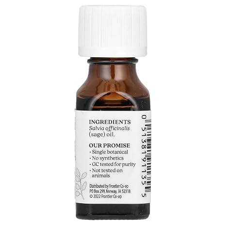 Sage Oil 0.5oz by Aura Cacia
