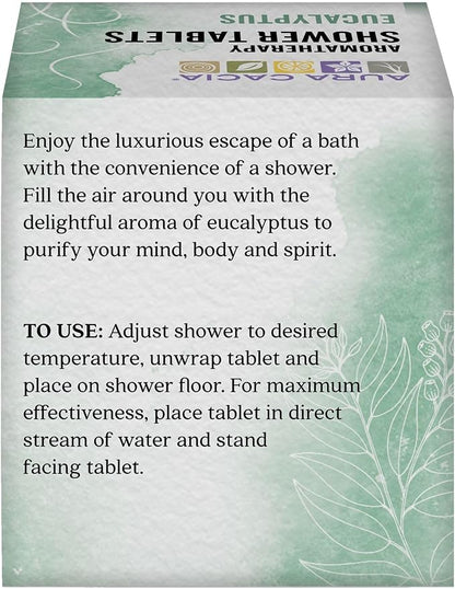 Shower Tablets Eucalyptus by Aura Cacia
