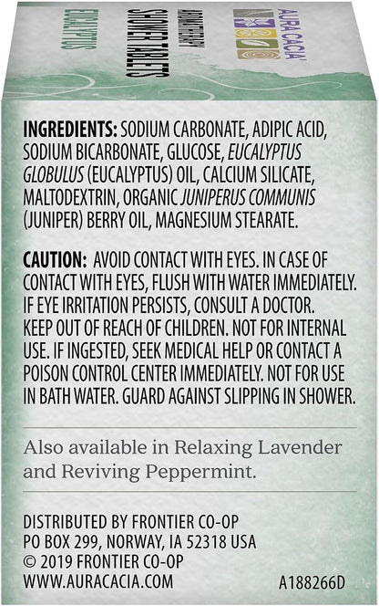 Shower Tablets Eucalyptus by Aura Cacia