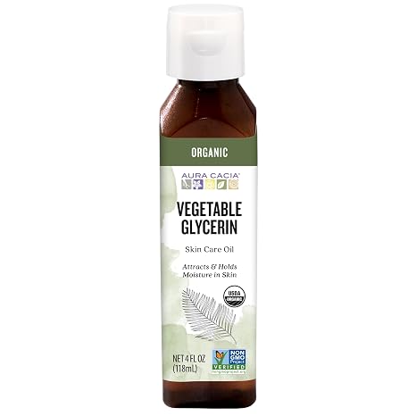 Vegetable Glycerin Organic 4oz by Aura Cacia