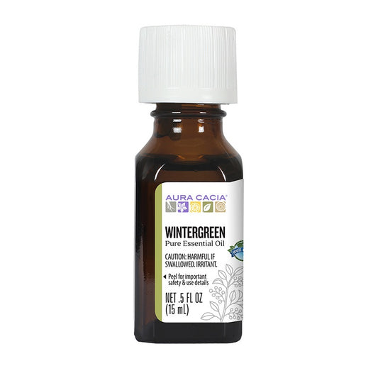 Wintergreen Oil 0.5oz by Aura Cacia