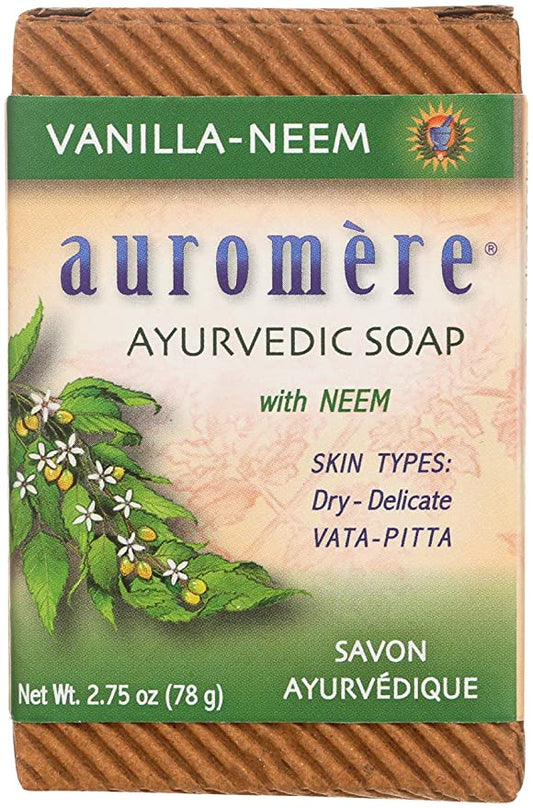 Vanilla Neem Ayurvedic Bar Soap by Auromere