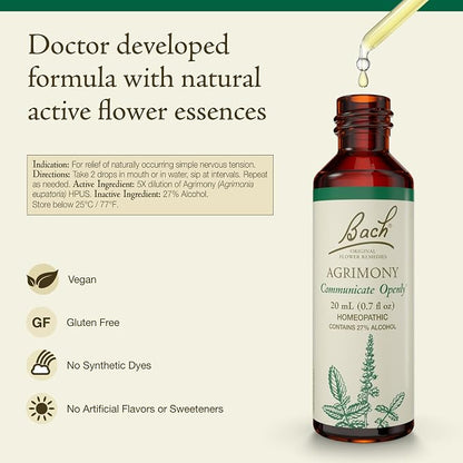 Agrimony Liquid by Bach Flower Remedies