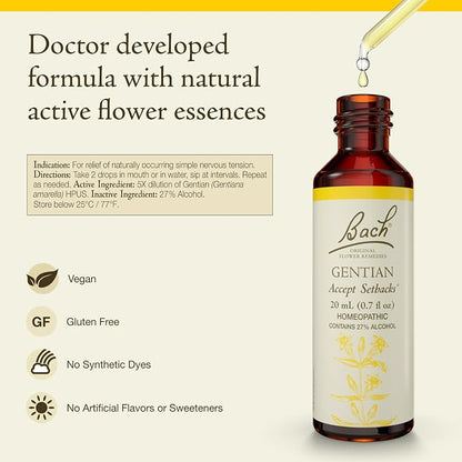 Gentian Liquid Homeopathic by Bach Flower Remedies
