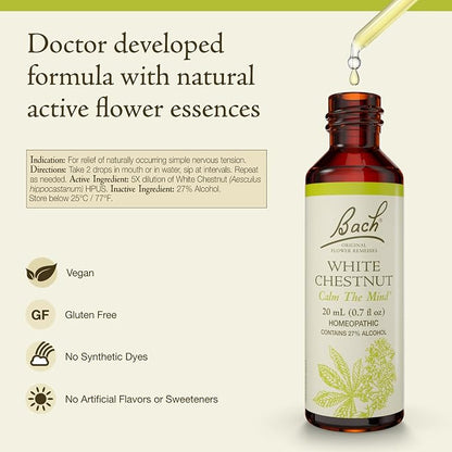 White Chestnut Liquid by Bach Flower Remedies