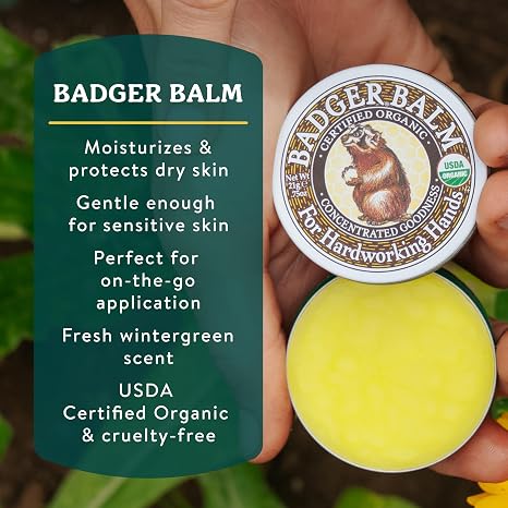Badger Balm Organic for Hard Working Hands