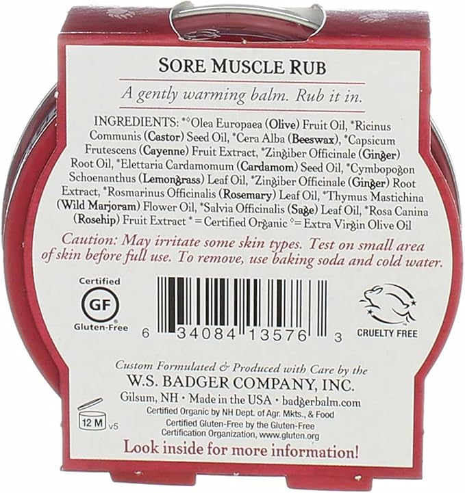 Sore Muscle Rub by Badger