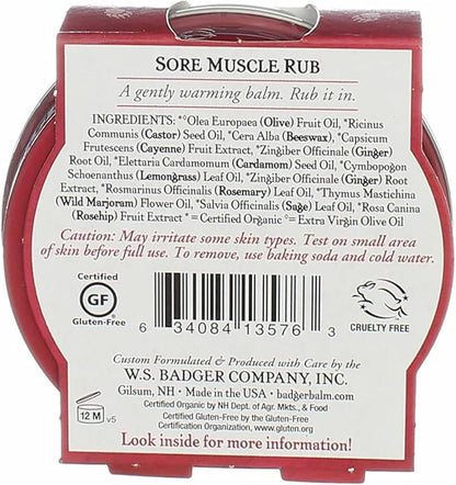 Sore Muscle Rub by Badger