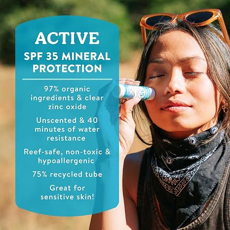 SPF 35 Face Sunscreen Stick by Badger