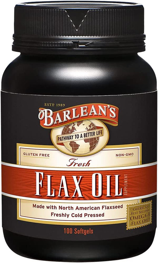 Flax Oil 100 Capsules by Barlean's