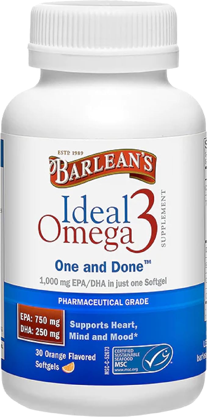 Ideal Omega 3 Softgels by Barlean's