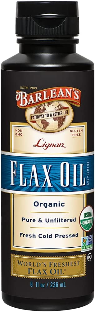 Flax Oil High Lignan Liquid Unflavored Oil by Barlean's