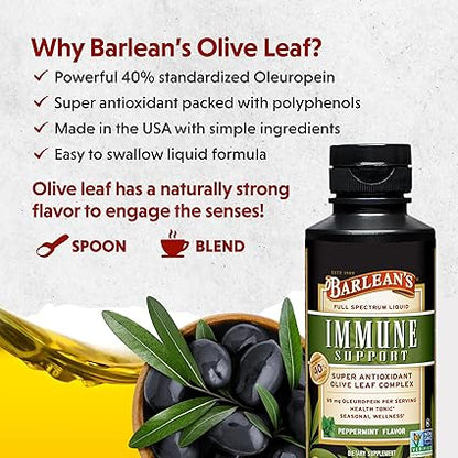 Immune Support Peppermint Liquid by Barlean's