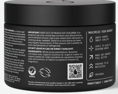 Sweet Sweat Jar 6.5oz by Sports Research